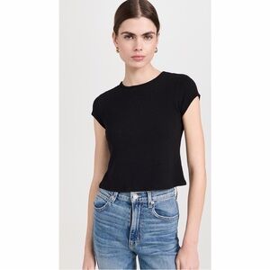 New w/ Tags Reformation Black Knit T-Shirt size Medium